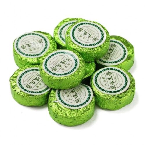 Chinese tea Shen Puer Max Green medallion 1 pc (order 5 pcs)